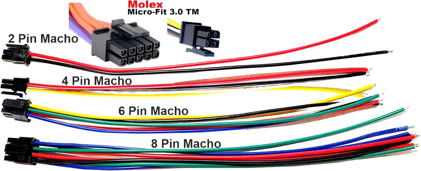 Cables Conectores Molex MX43 MicroFit